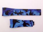 Blue Camouflage Rubber B Strap Rolex Submariner Replica Watch Bracelets